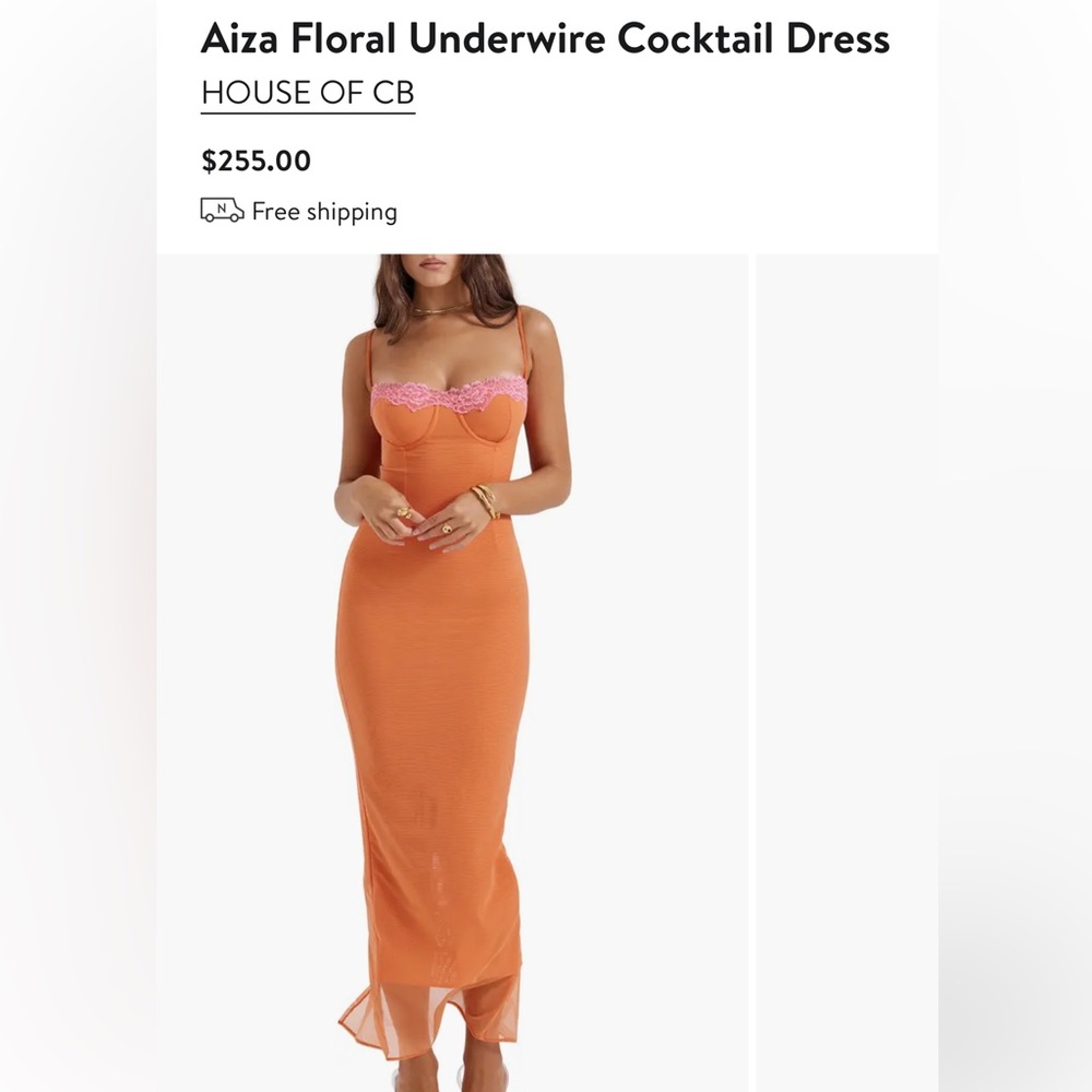 House of CB Aiza Underwire Cocktail Dress size XS